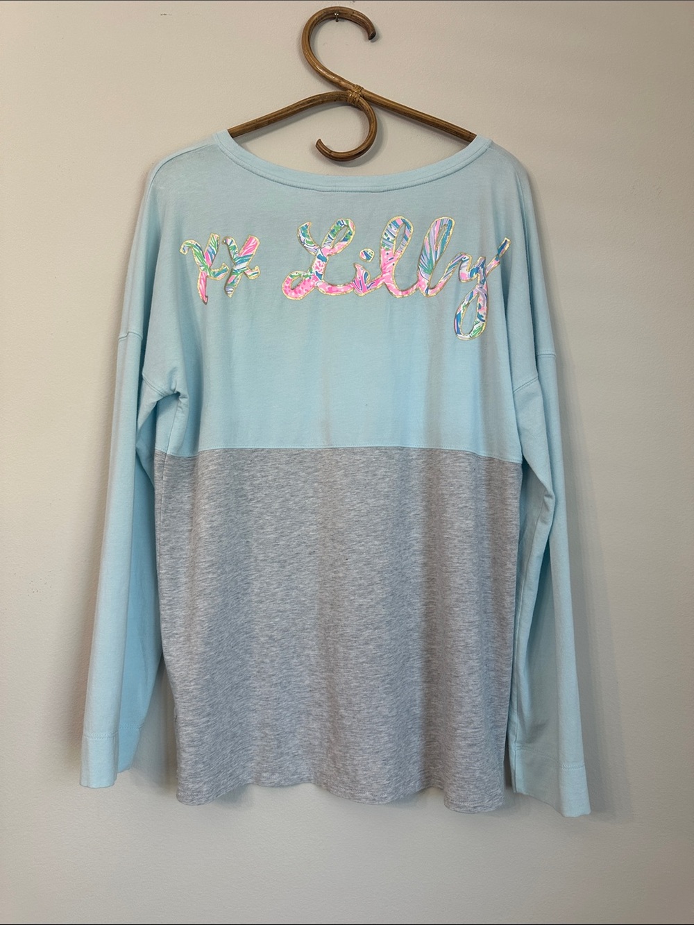 Lilly Pulitzer Pastel Blue Finn Top - Picture 4 of 4